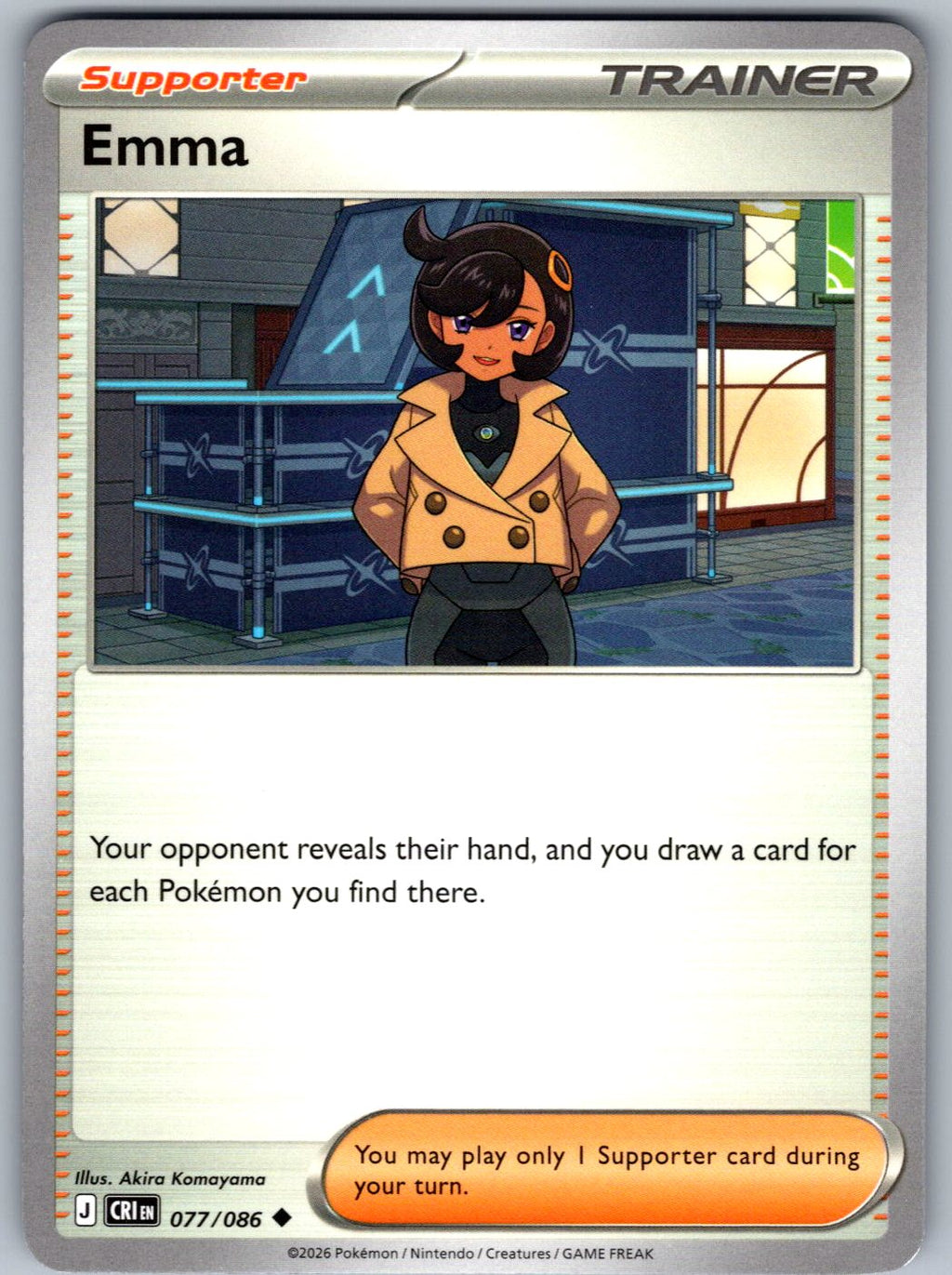 Emma 077/086 Chaos Rising Pokemon