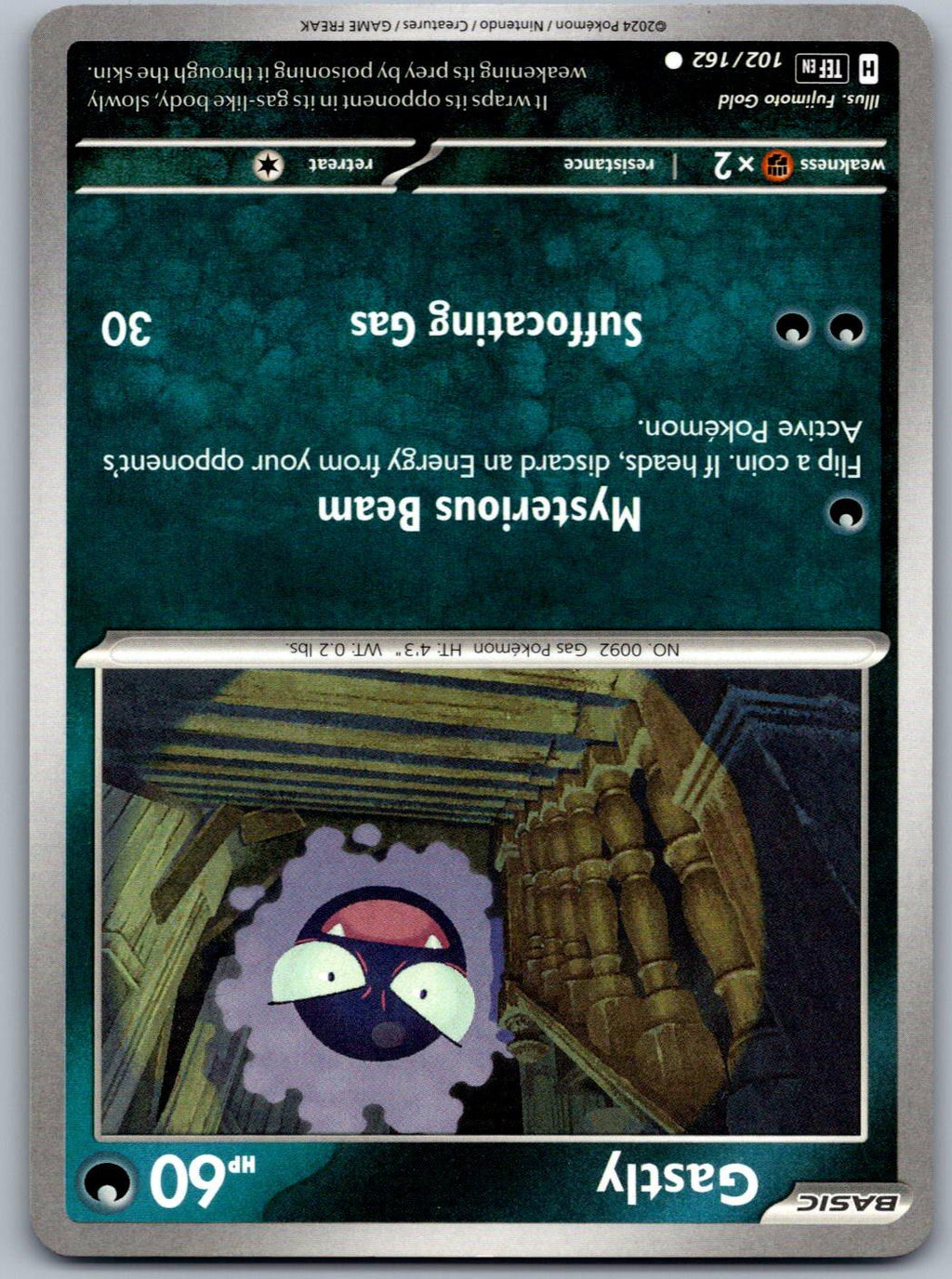 Gastly 102/162 Trick or Trade BOOster 2024 Pokemon