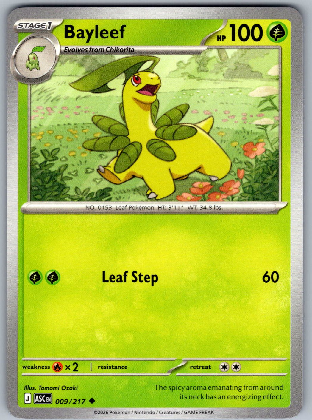 Bayleef 009/217 Ascended Heroes Pokemon