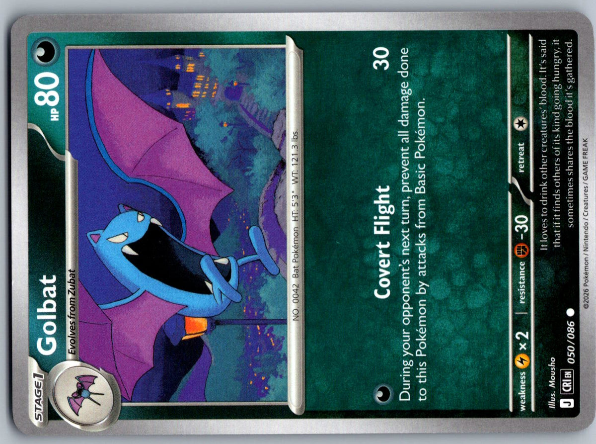 Golbat 050/086 Chaos Rising Pokemon
