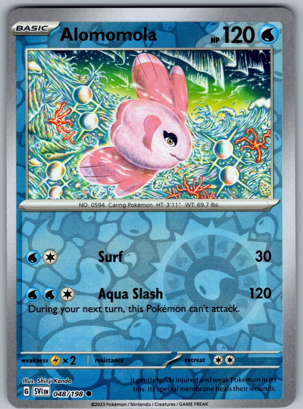 Alomomola 048/198 Scarlet & Violet Pokemon Reverse Holo