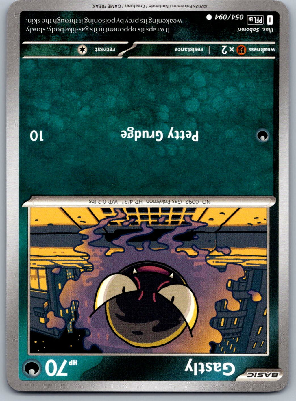 Gastly 054/094 Phantasmal Flames Pokemon