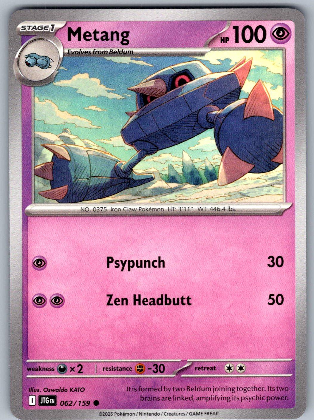Metang 062/159 Journey Together Pokemon