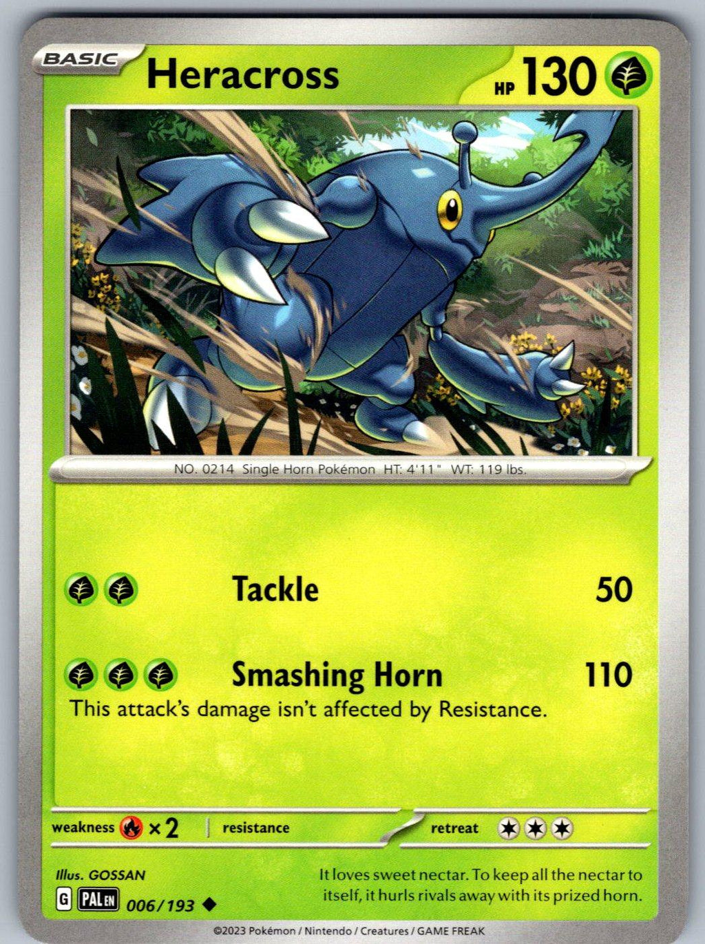 Heracross 006/193 Paldea Evolved Pokemon
