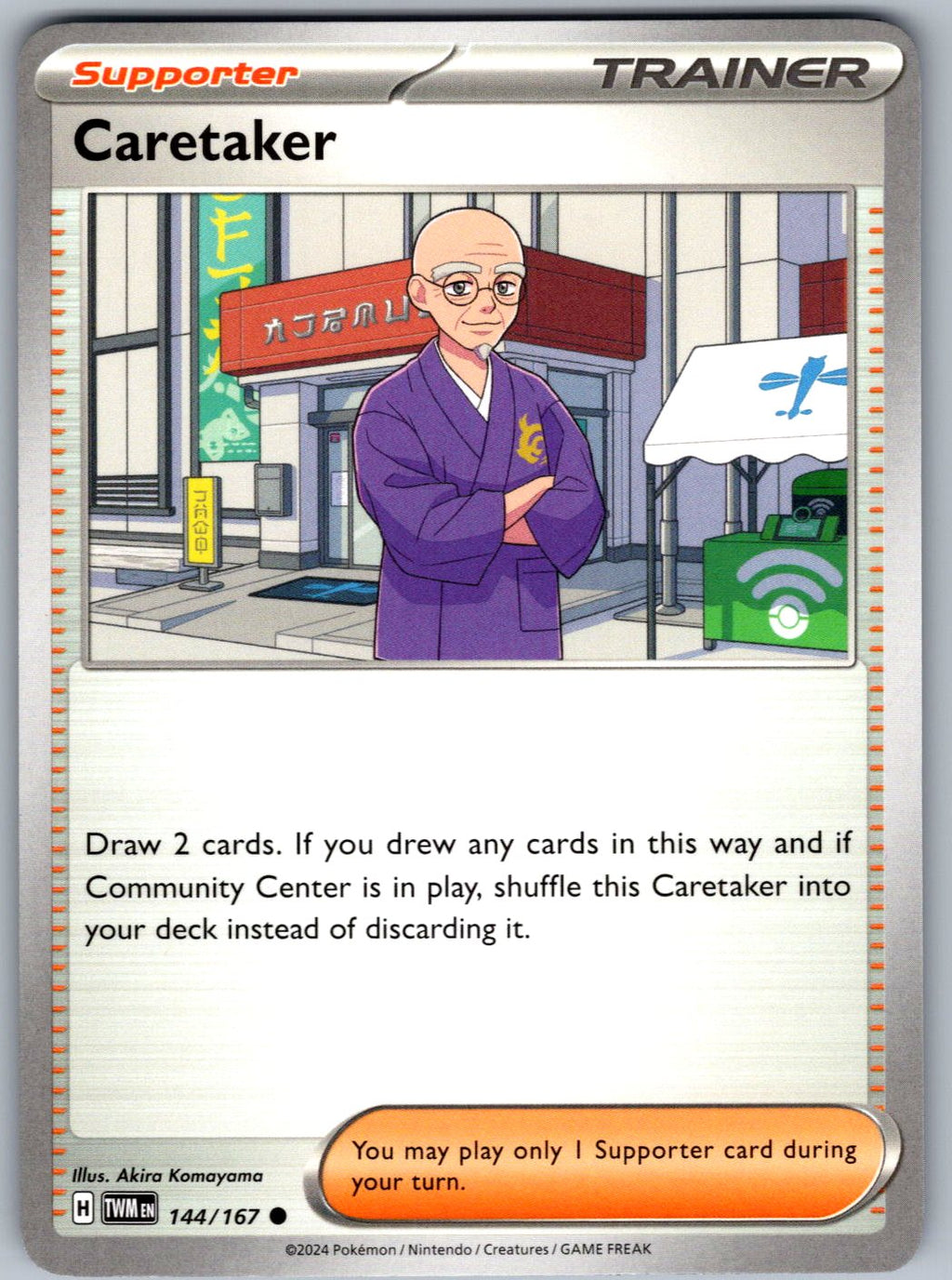 Caretaker 144/167 Twilight Masquerade Pokemon