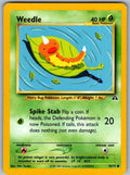 Weedle 70/75 Neo Discovery Pokemon Unlimited