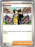 Giacomo 182/193 Paldea Evolved Pokemon