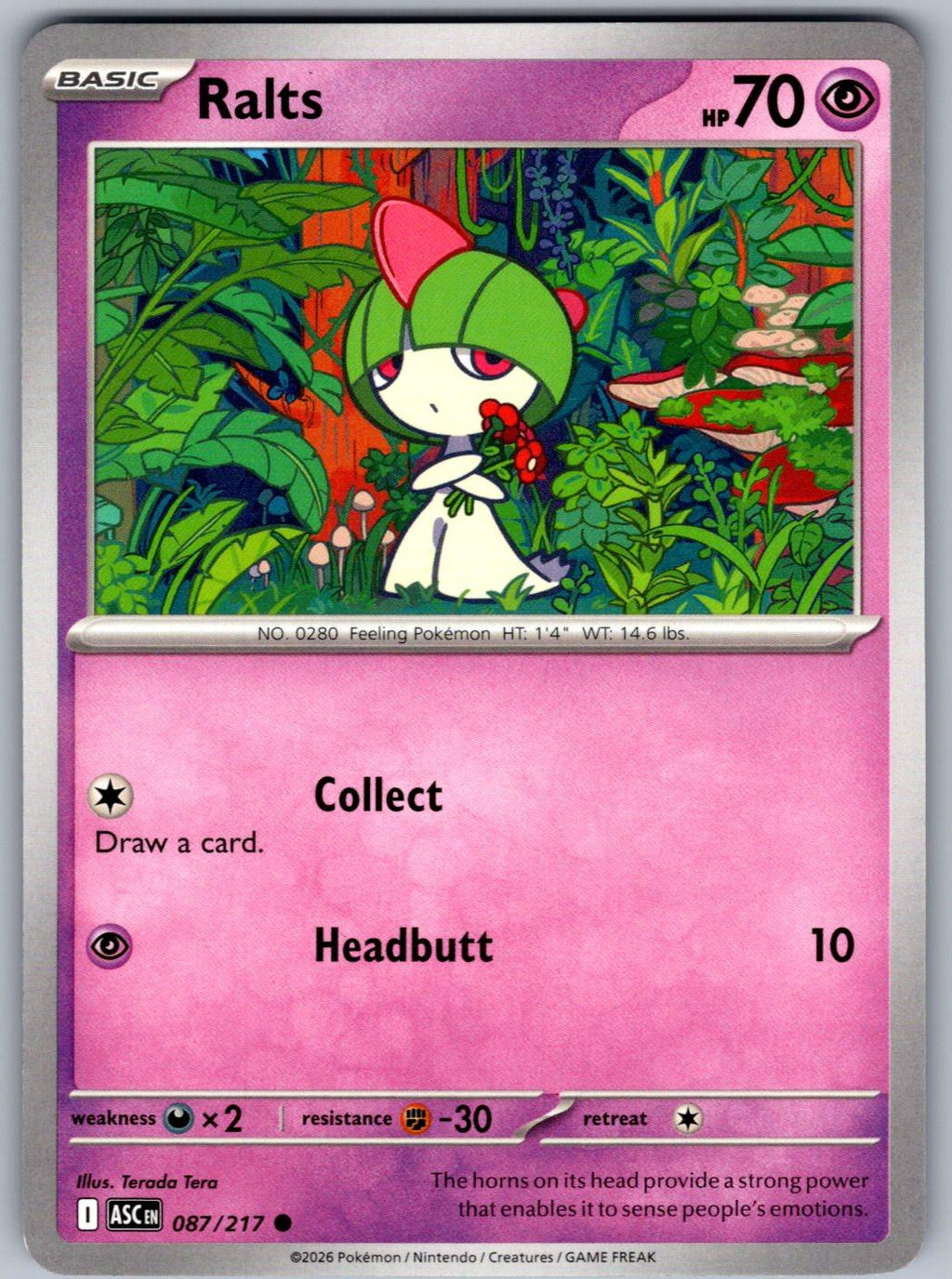 Ralts 087/217 Ascended Heroes Pokemon