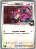 Team Rocket's Rattata 147/182 Destined Rivals Pokemon