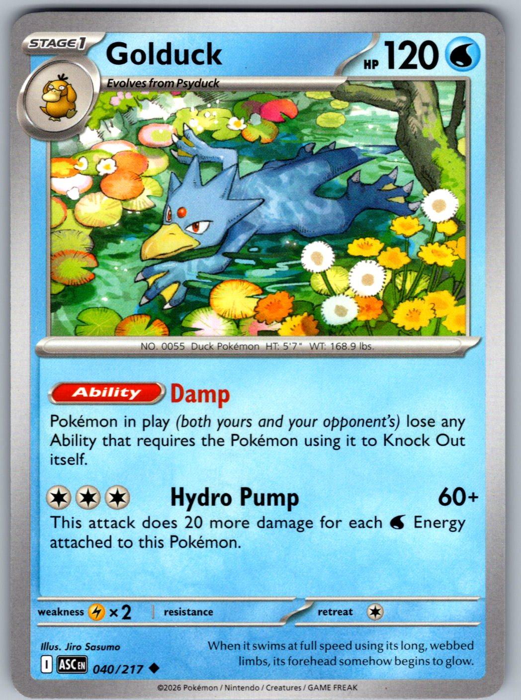 Golduck 040/217 Ascended Heroes Pokemon