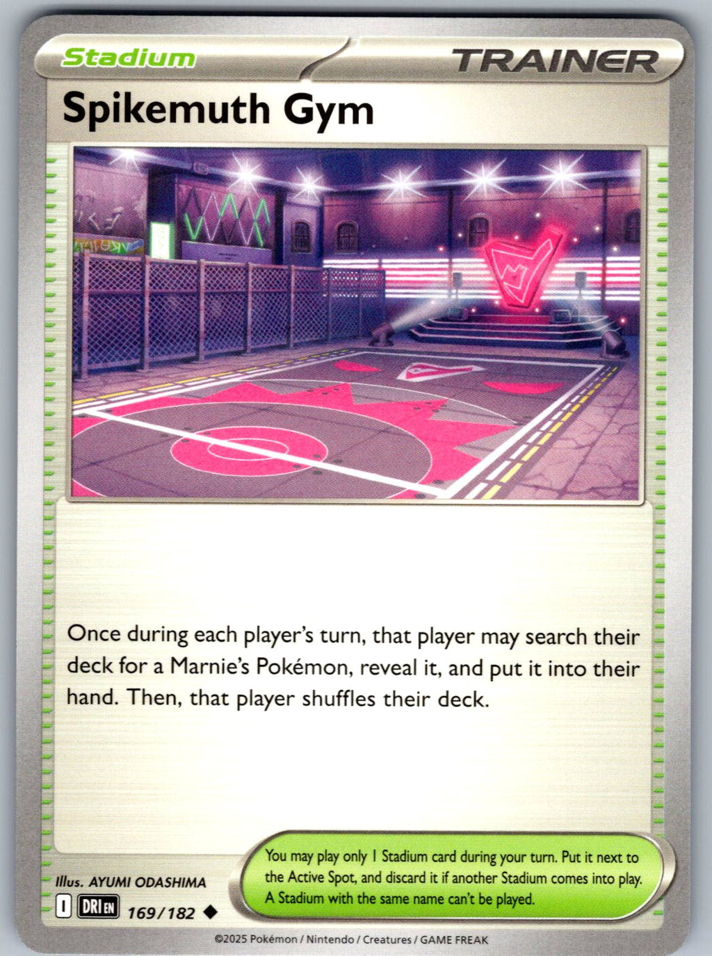 Spikemuth Gym 169/182 Destined Rivals Pokemon