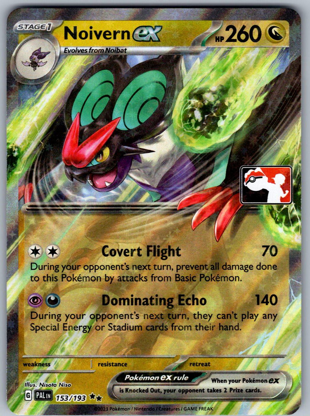 Noivern ex 153/193 Prize Pack Series Cards Pokemon Holo