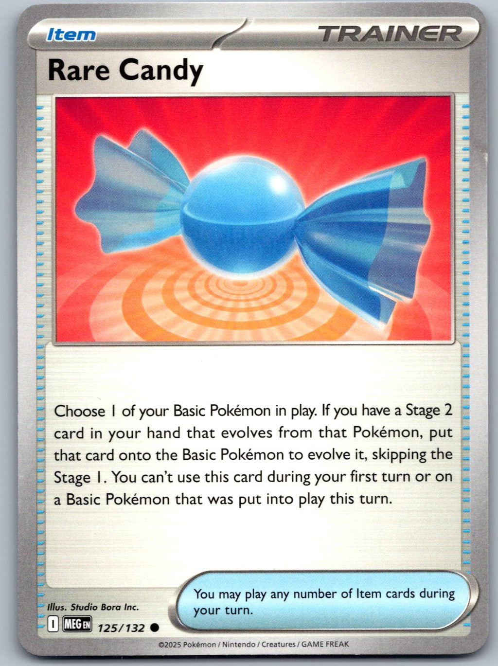 Rare Candy 125/132 Mega Evolution Pokemon