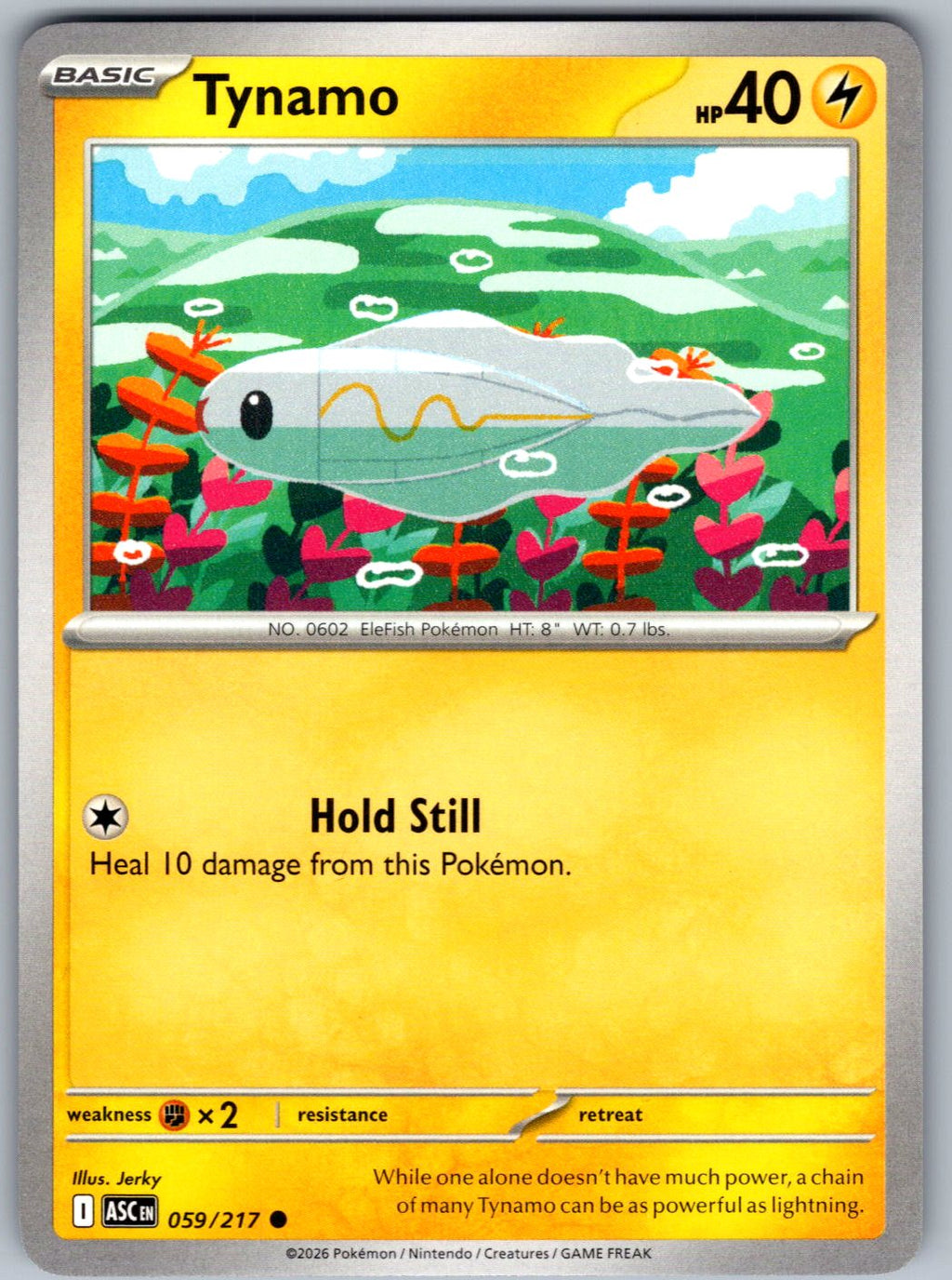 Tynamo 059/217 Ascended Heroes Pokemon