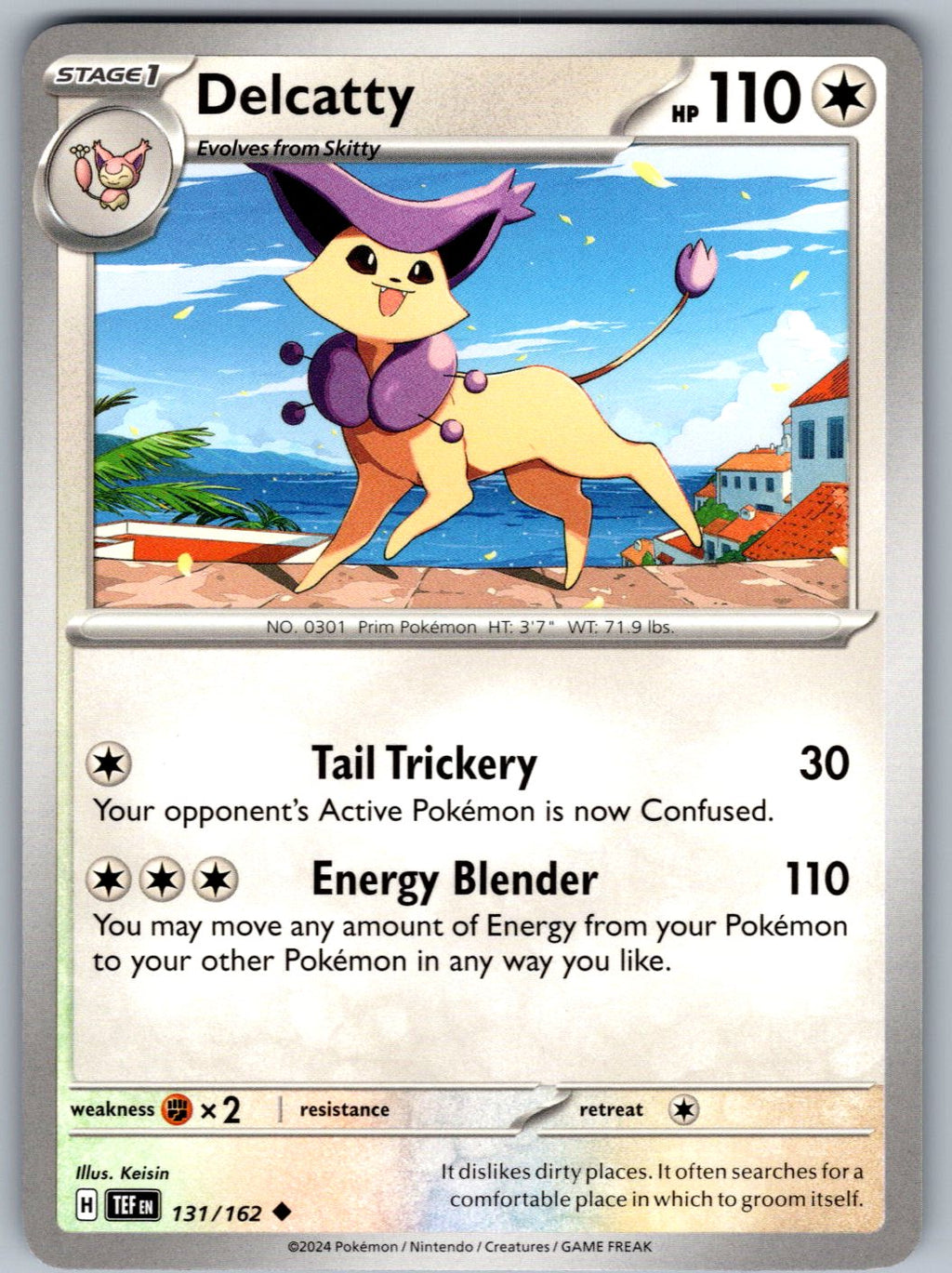 Delcatty 131/162 Temporal Forces Pokemon