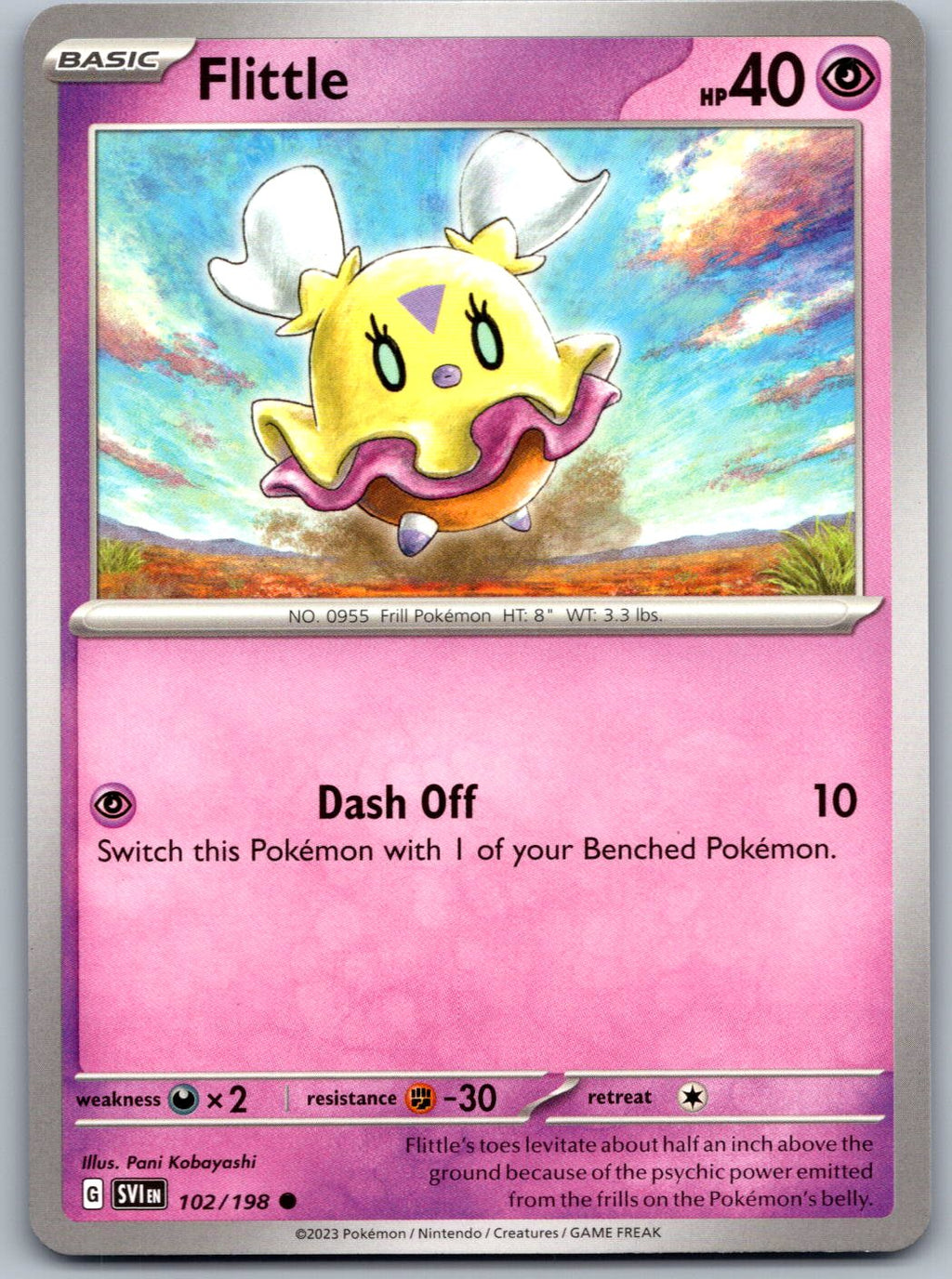 Flittle 102/198 Scarlet & Violet Pokemon