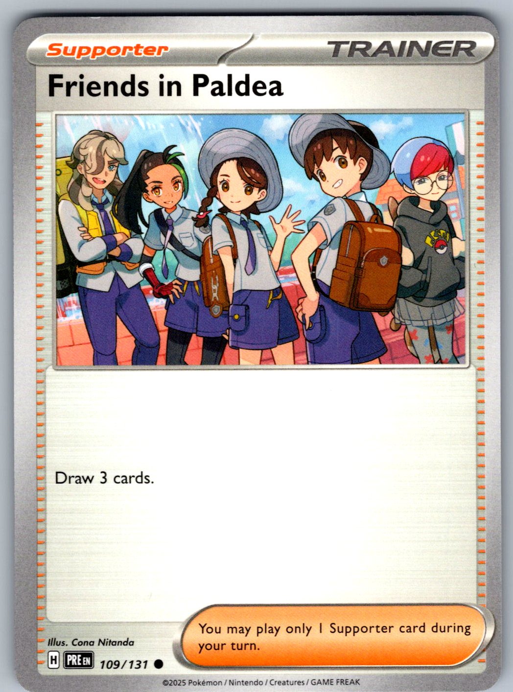 Friends in Paldea 109/131 Prismatic Evolutions Pokemon