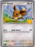 Eevee 117/128 ME: 30th Celebration Pokemon Holo