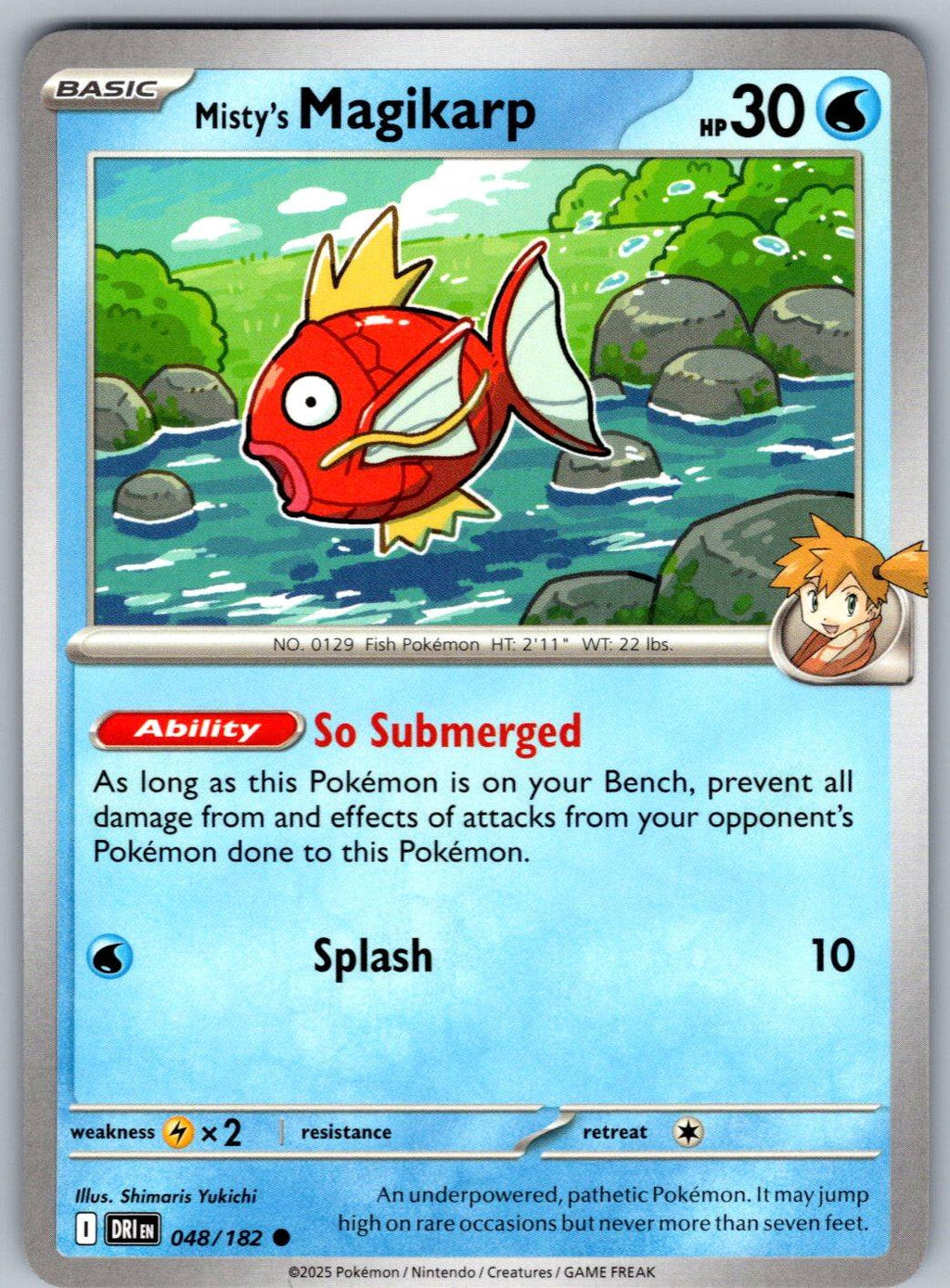 Misty's Magikarp 048/182 Destined Rivals Pokemon
