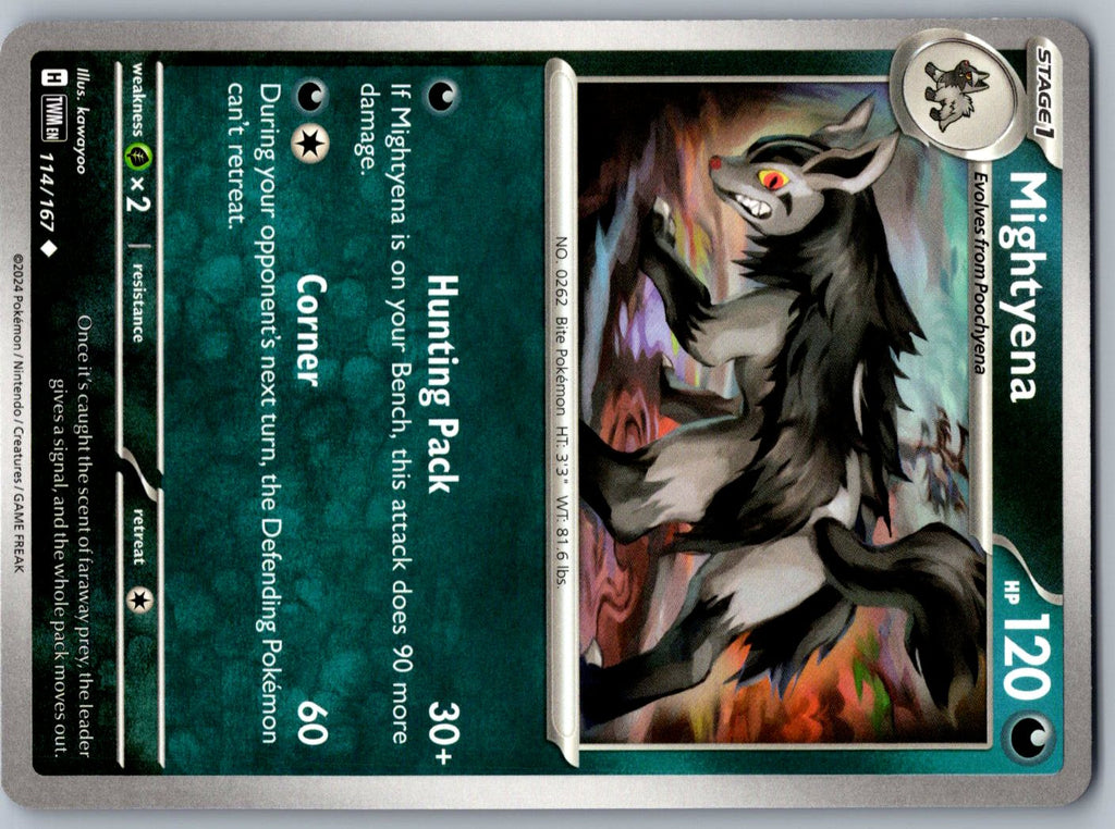Mightyena 114/167 Twilight Masquerade Pokemon