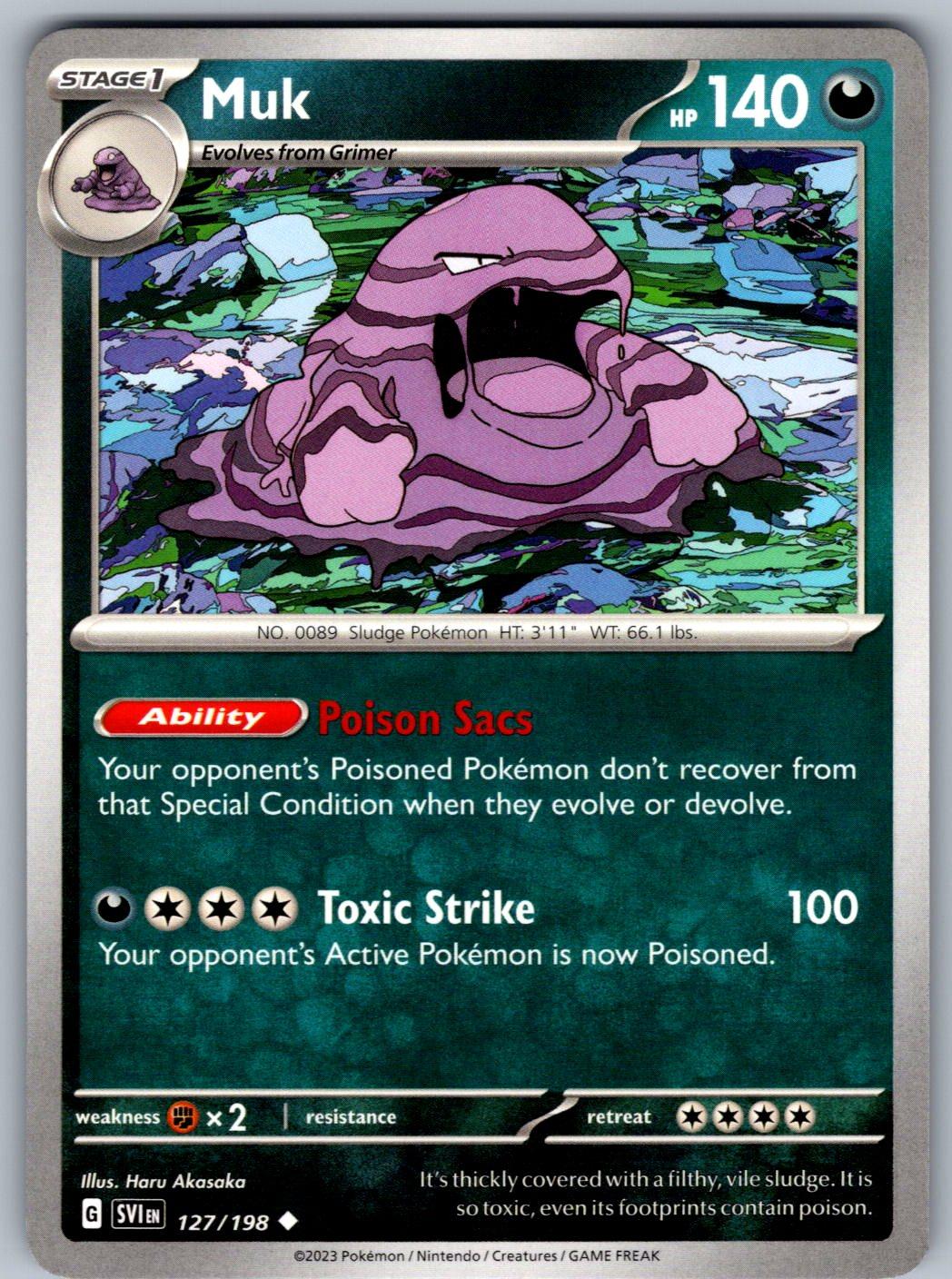 Muk 127/198 Scarlet & Violet Pokemon