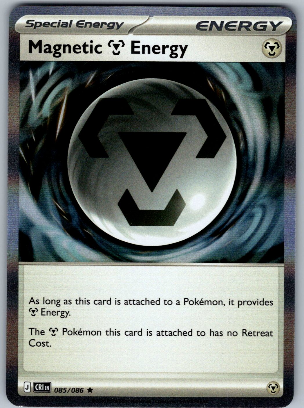Magnetic M Energy 085/086 Chaos Rising Pokemon Holo
