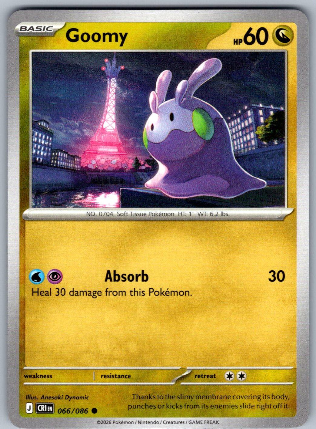 Goomy 066/086 Chaos Rising Pokemon