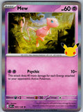 Mew 065/128 ME: 30th Celebration Pokemon Holo