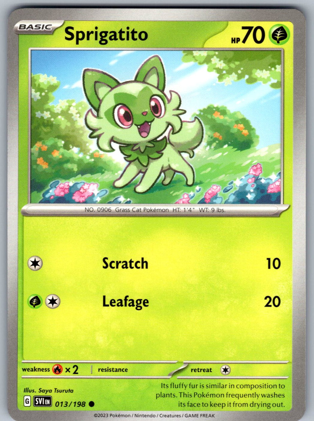 Sprigatito (Mirage Holo) 013/198 Miscellaneous Cards & Products Pokemon