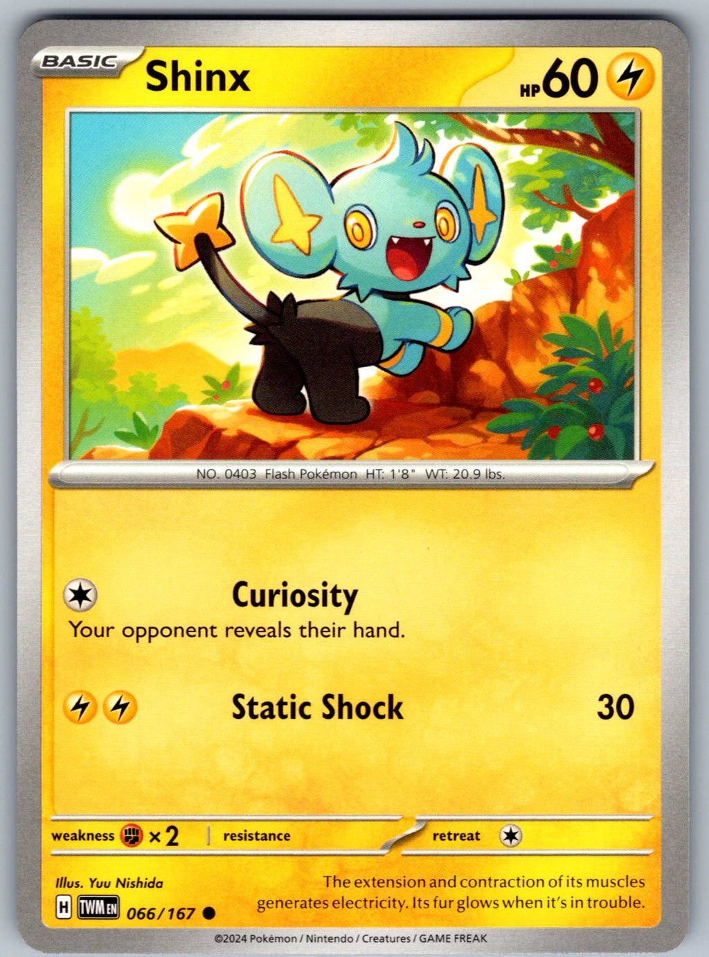 Shinx 066/167 Twilight Masquerade Pokemon