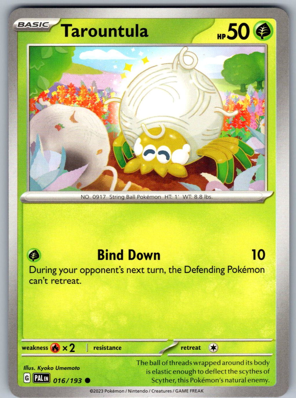 Tarountula 016/193 Paldea Evolved Pokemon