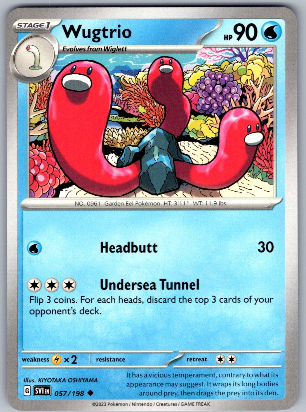 Wugtrio 057/198 Scarlet & Violet Pokemon