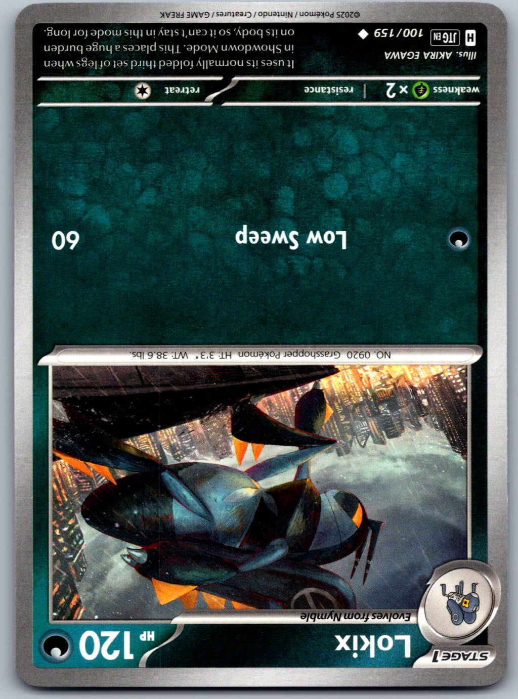 Lokix 100/159 Journey Together Pokemon