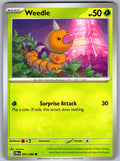 Weedle 001/086 Chaos Rising Pokemon