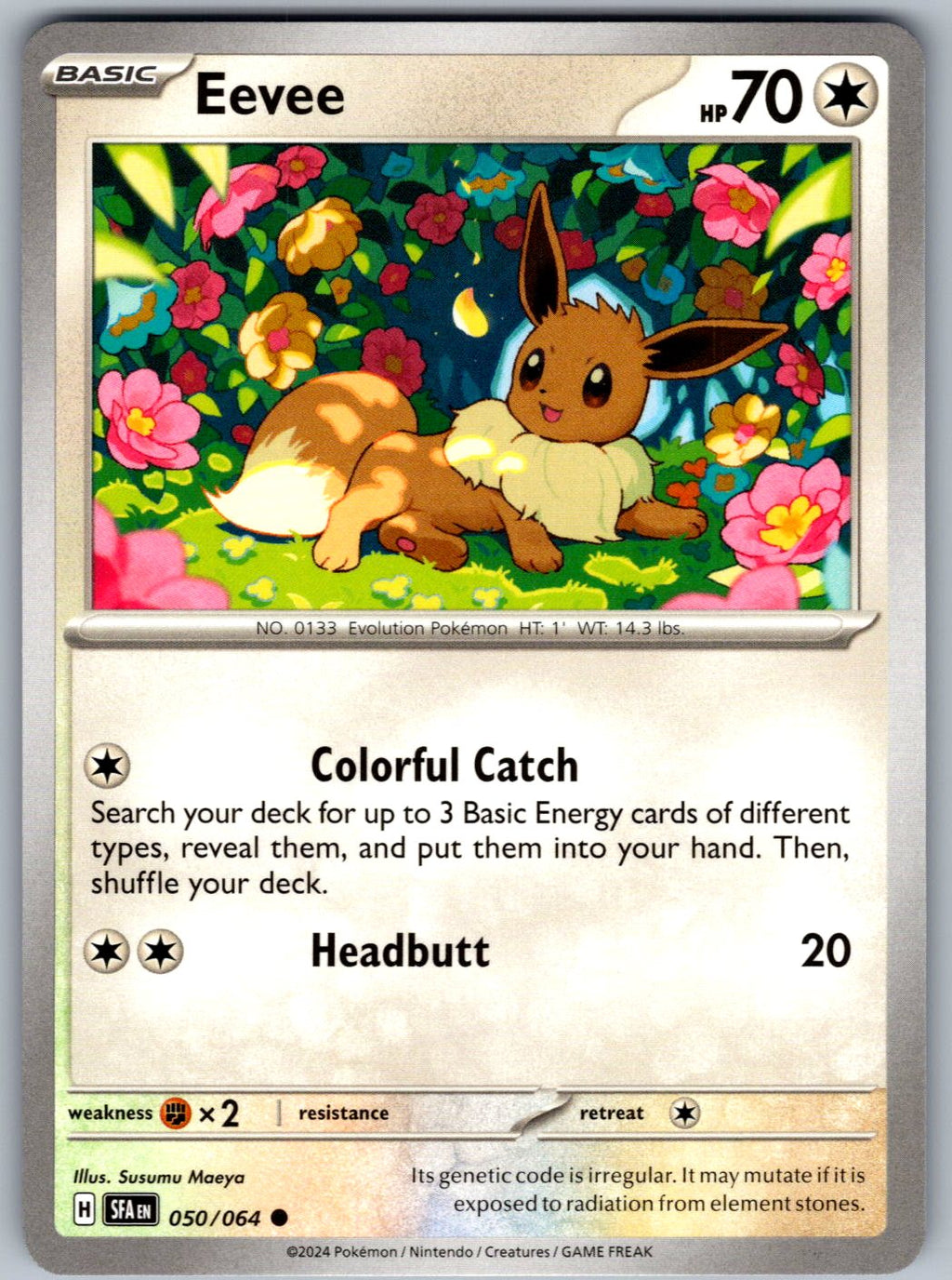 Eevee 050/064 Shrouded Fable Pokemon