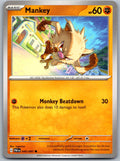 Mankey 045/091 Paldean Fates Pokemon