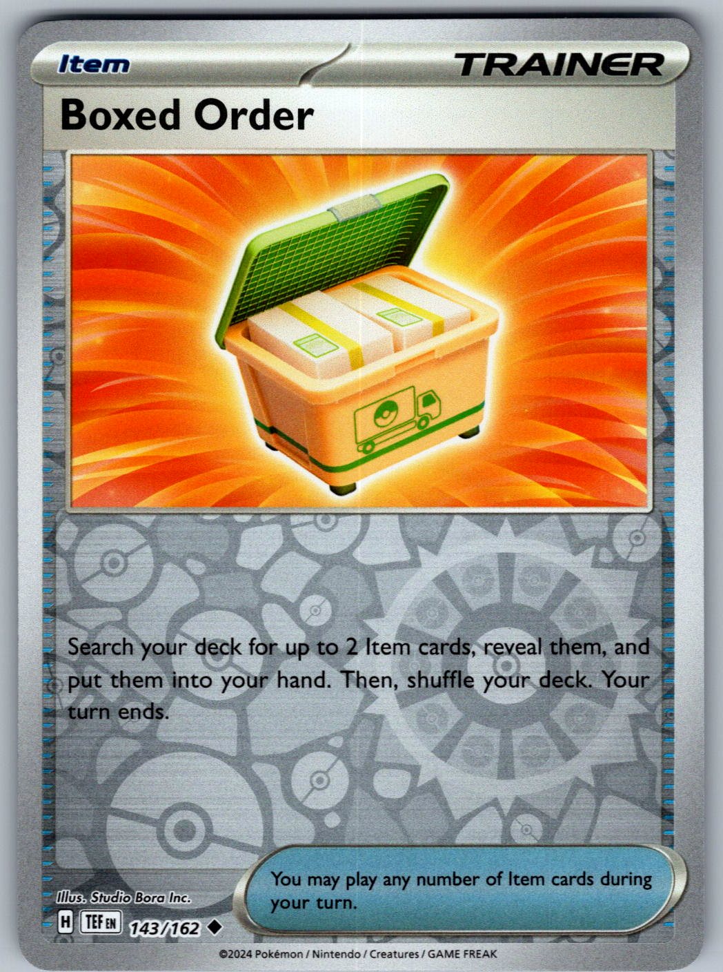Boxed Order 143/162 Temporal Forces Pokemon
