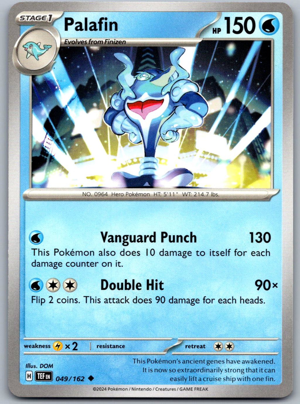 Palafin 049/162 Temporal Forces Pokemon