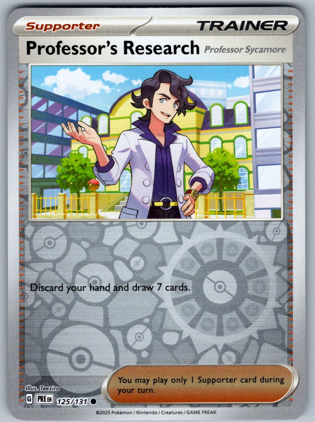 Professor's Research [Professor Sycamore] 125/131 Prismatic Pokemon RH