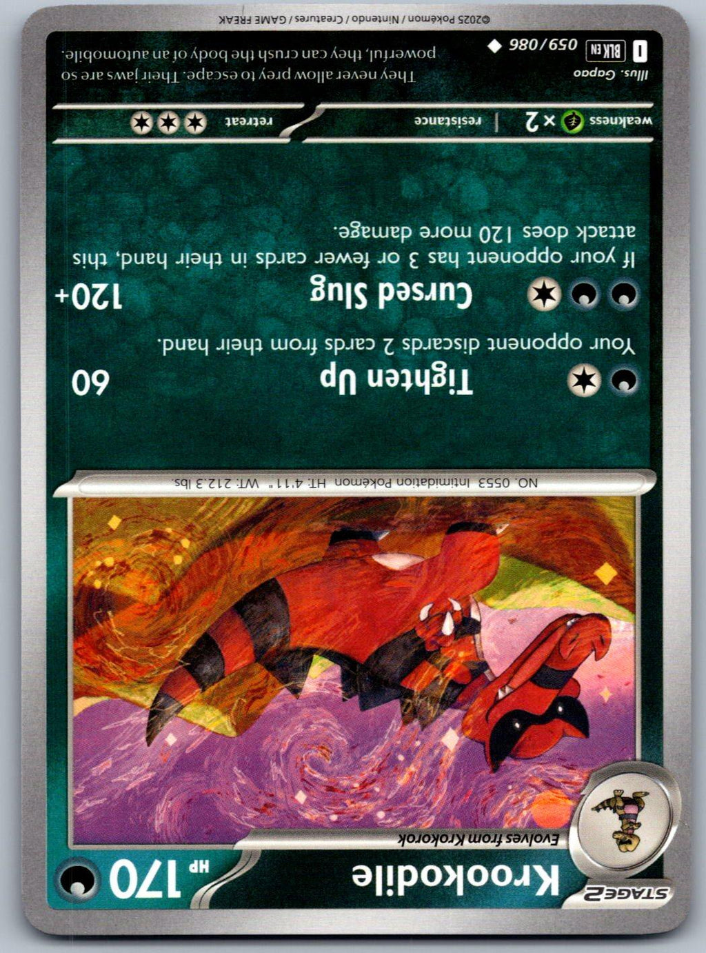 Krookodile 059/086 Black Bolt Pokemon