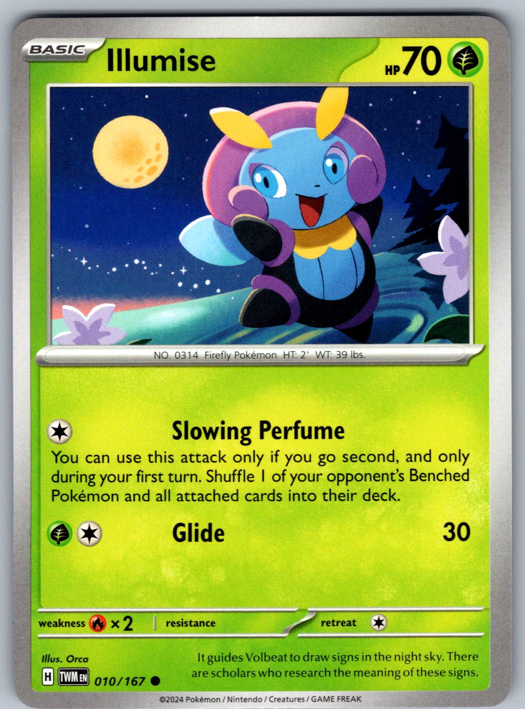 Illumise 010/167 Twilight Masquerade Pokemon