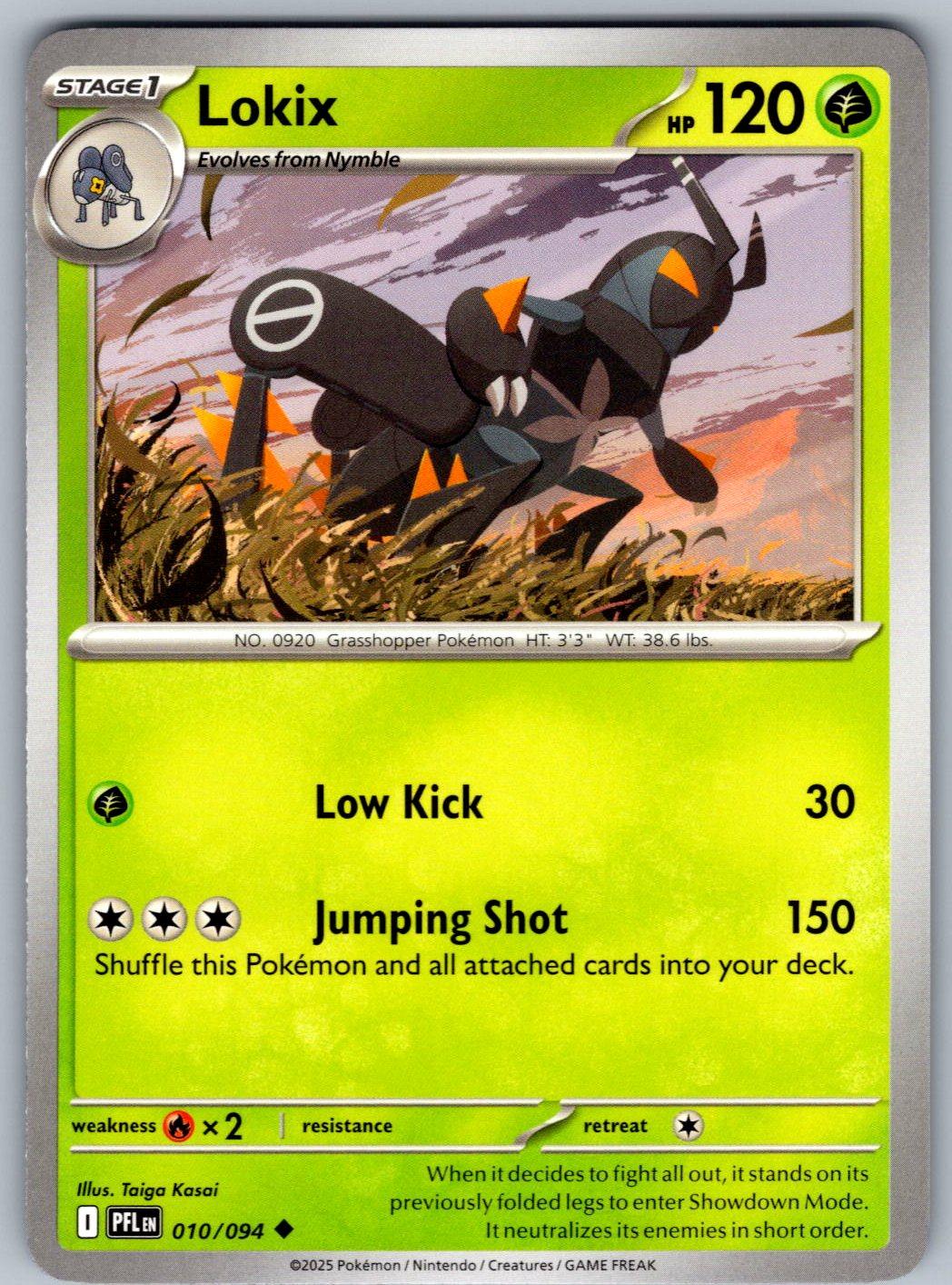Lokix 010/094 Phantasmal Flames Pokemon