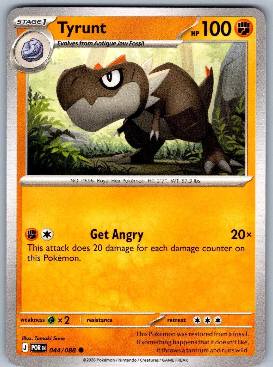 Tyrunt 044/088 Perfect Order Pokemon