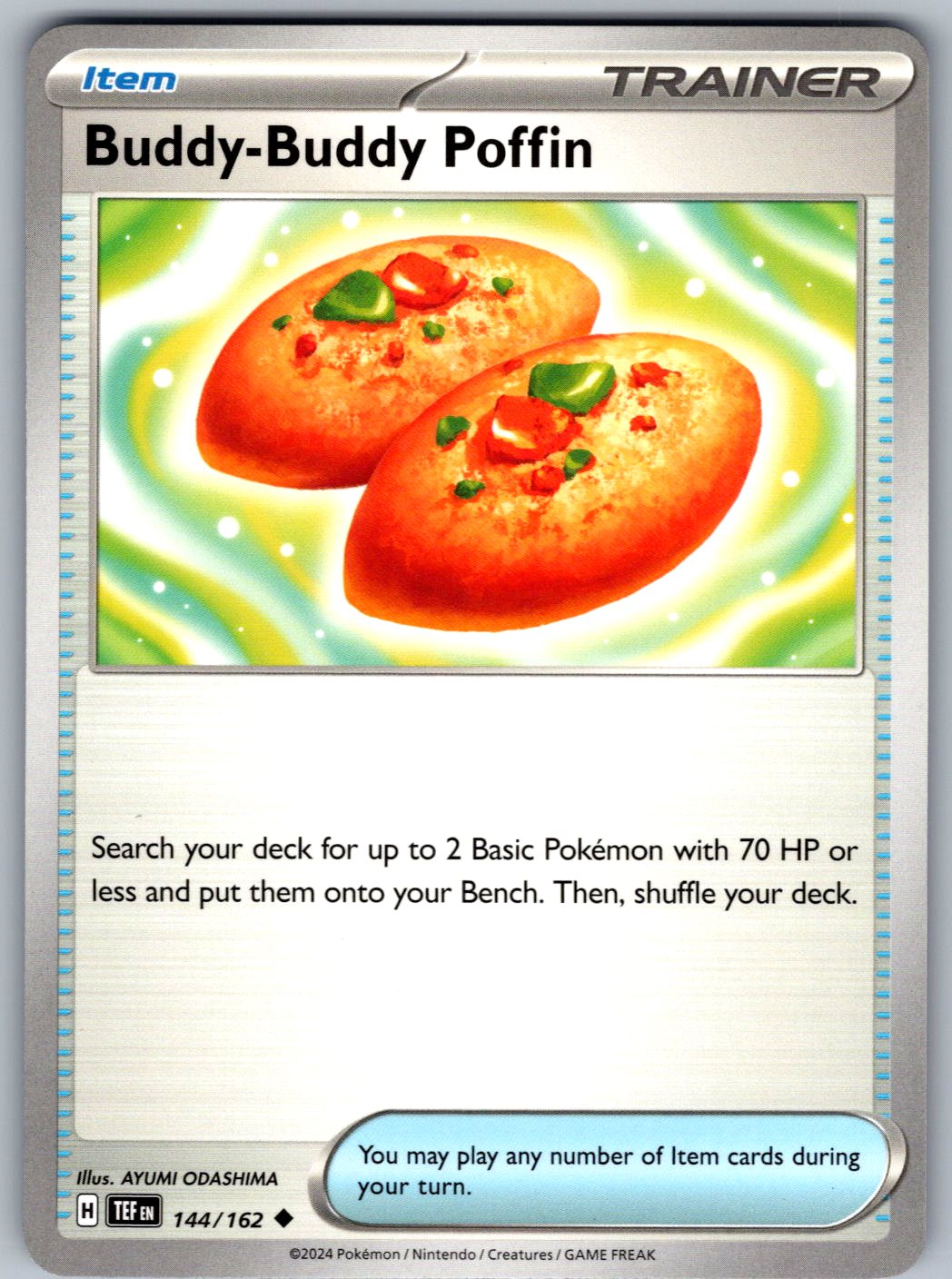 Buddy-Buddy Poffin 144/162 Prize Pack Series Cards Pokemon