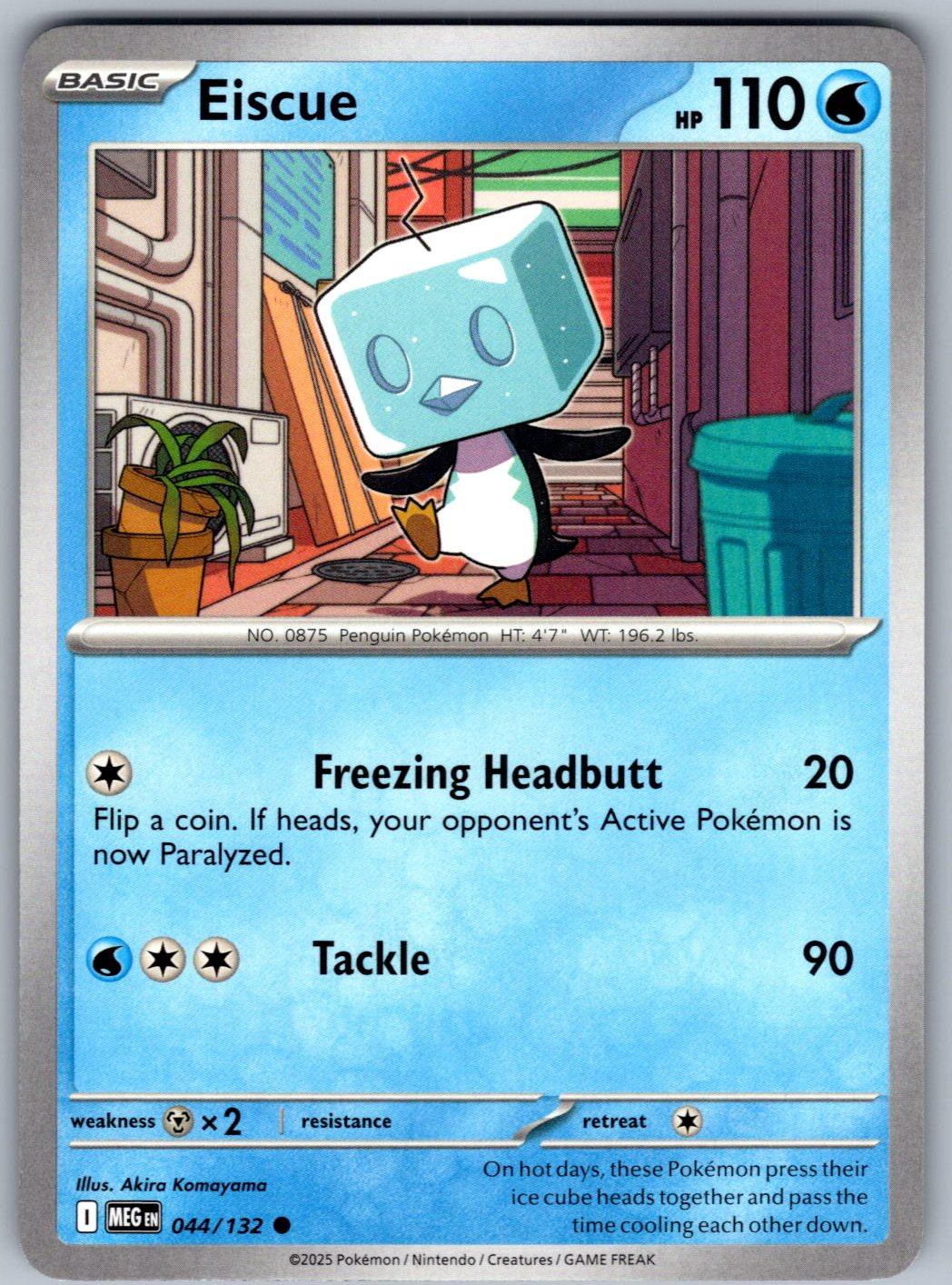 Eiscue 044/132 Mega Evolution Pokemon