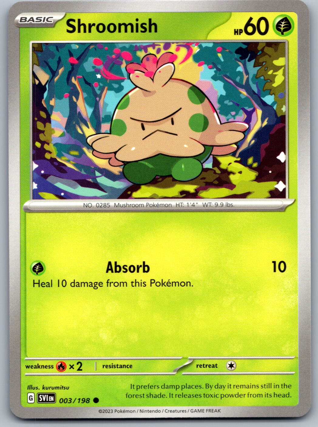 Shroomish 003/198 Scarlet & Violet Pokemon