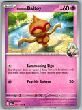 Steven's Baltoy 083/182 Destined Rivals Pokemon