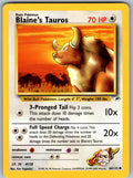 Blaine's Tauros 64/132 Gym Heroes Pokemon Unlimited