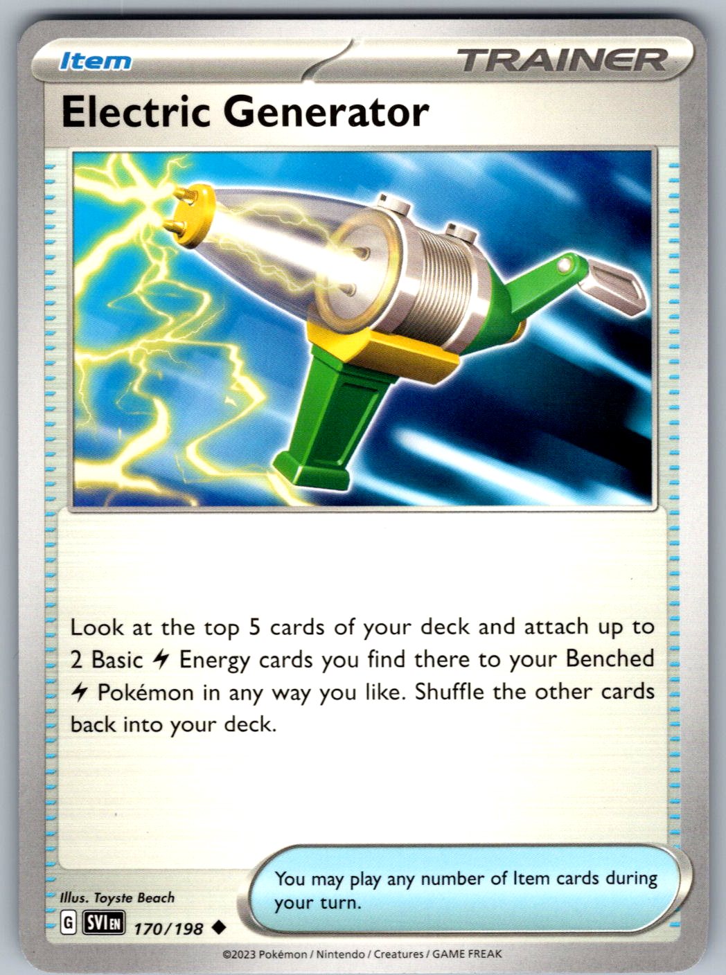 Electric Generator - Pikachu 32 170/198 Battle Academy 2024 Pokemon