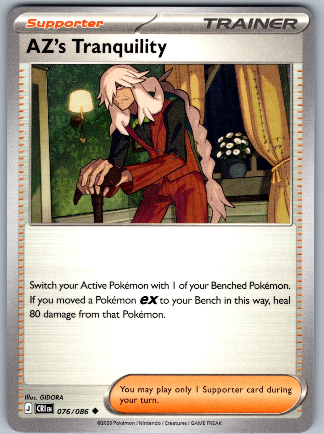 AZ's Tranquility 076/086 Chaos Rising Pokemon
